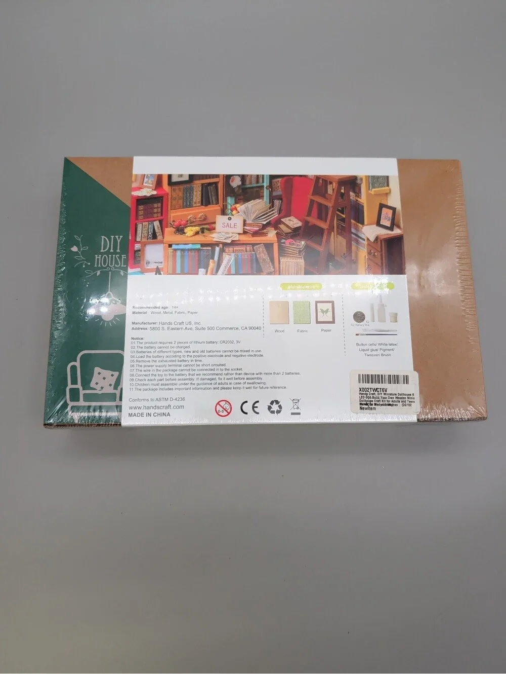 Hands Craft DIY Miniature House - Sam's Study